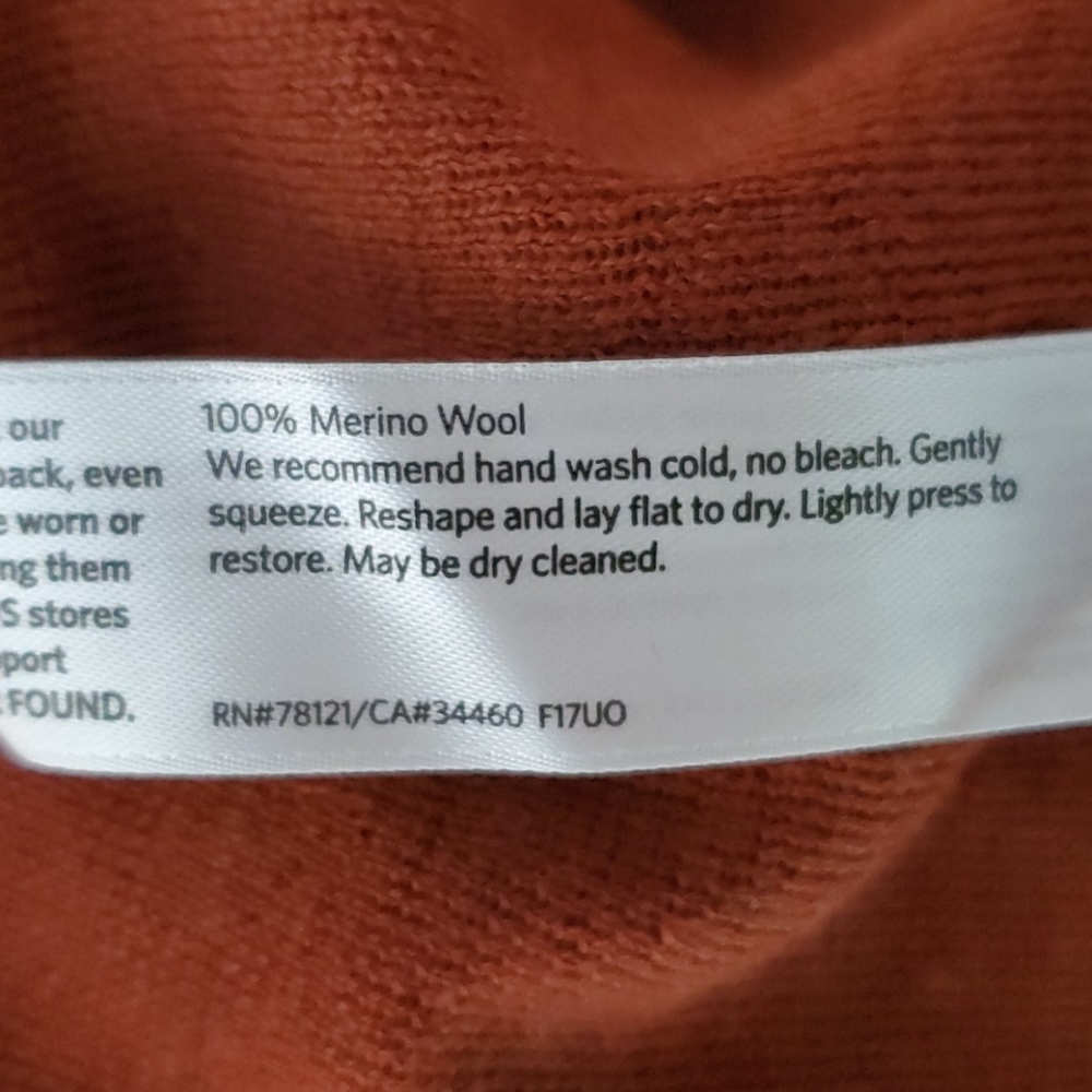 Eileen Fisher Plunged V Neck Merino Wool Sweater - Picture 7 of 7